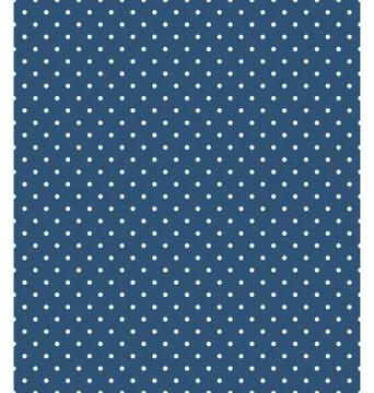 Seamless dot pattern. White dots on blue Stock Illustration