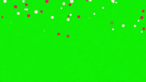 Seamless dots animation on chroma key green screen background featuring fluid Stock Footage 337047498
