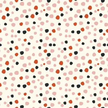 Seamless dots pattern Stock Illustration