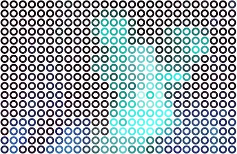 Seamless dotted pattern as abstract background Stock Illustration