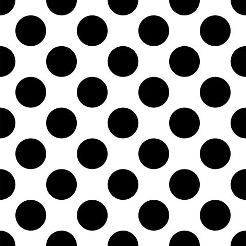 Seamless dotted pattern vector illustration,transparent background Illustrazione stock