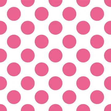 Seamless dotted pattern vector illustration,transparent background Stock Illustration