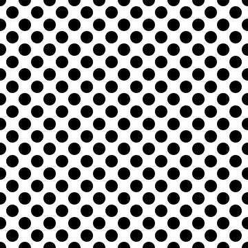 Seamless dotted pattern vector illustration,transparent background Stock Illustration