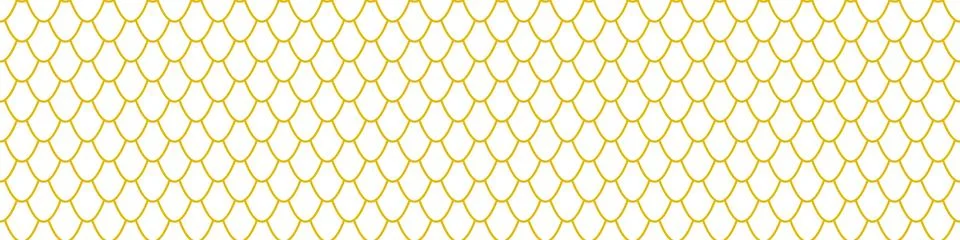 Seamless dragon scale yellow pattern with fish and snake skin textures. Abstract Illustrazione stock
