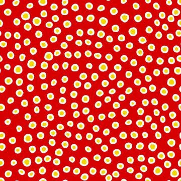 Seamless drawn rings pattern Illustrazione stock