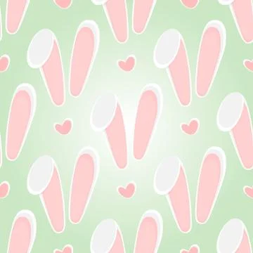 Seamless easter pattern and background vector illustration Illustrazione stock