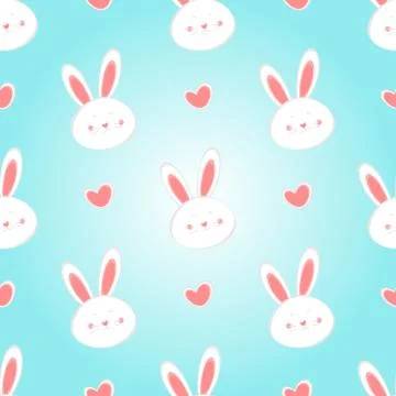 Seamless easter pattern and background vector illustration Illustrazione stock