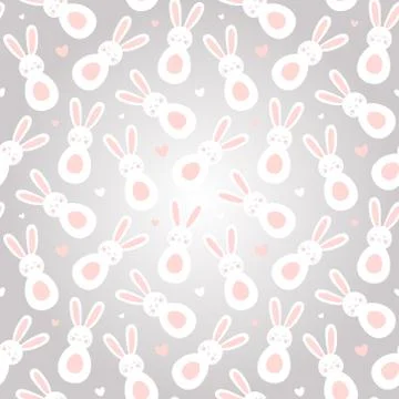 Seamless easter pattern and background vector illustration Illustrazione stock