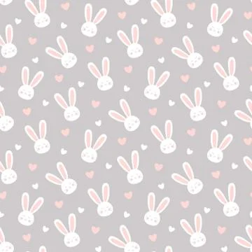 Seamless easter pattern and background vector illustration Illustrazione stock