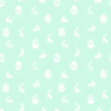 Seamless easter pattern Stock Illustration