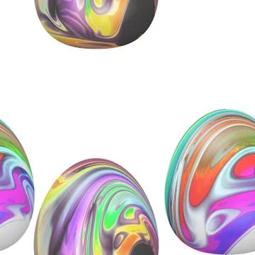 Seamless Easter themed pattern Stock-Illustration