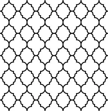 Seamless eastern ornament. Vector illustration Stock Illustration
