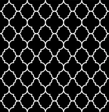Seamless eastern ornament. Vector illustration Stock Illustration