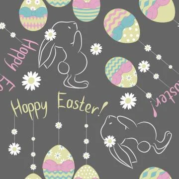 Seamless Eastern pattern Stock Illustration