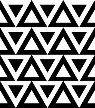 Seamless edgy pattern with pointed, triangle shapes. Vector art. Stock Illustration