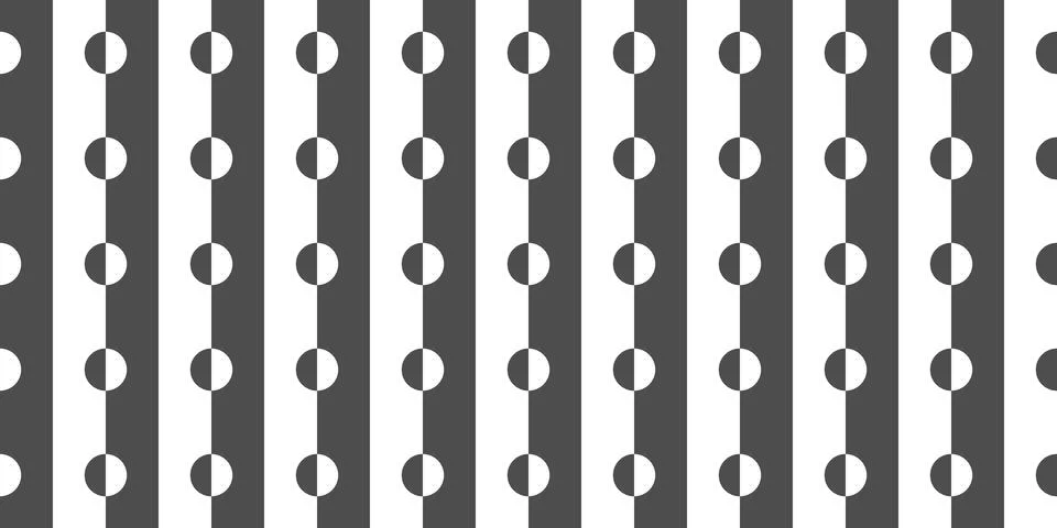 Seamless editable monochrome vector rectangles and circles pattern for textur 스톡 일러스트