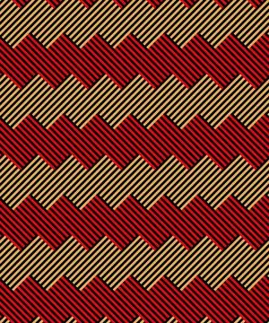Seamless Egyptian pattern geometric striped ornament background. Illustrazione stock