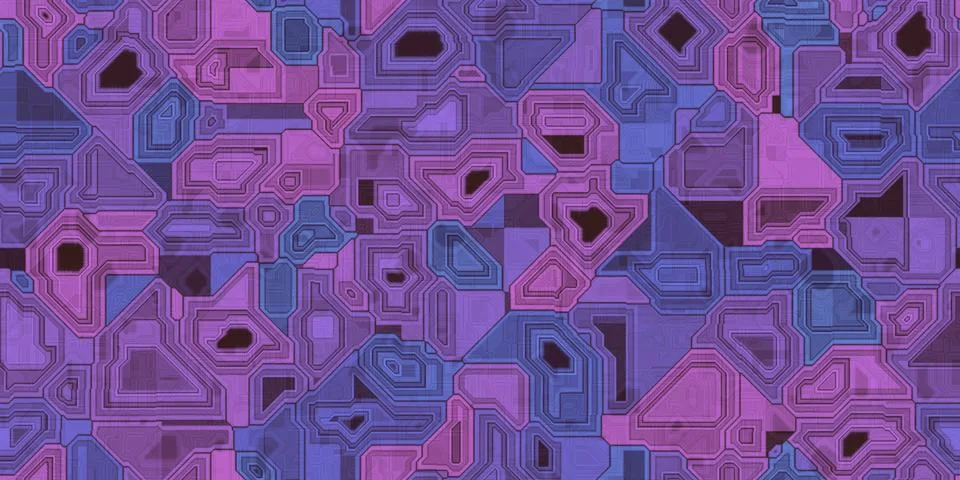 Seamless Electronic Technical Background Textures Illustrazione stock