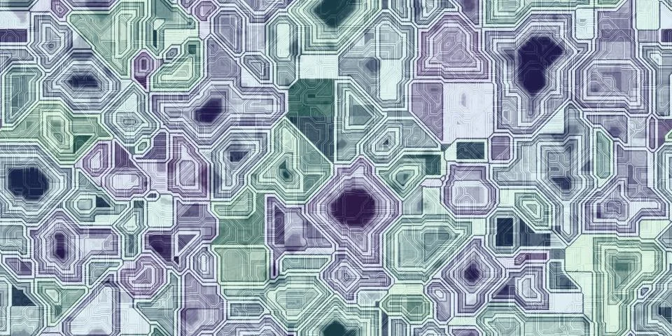 Seamless Electronic Technical Background Textures Illustrazione stock