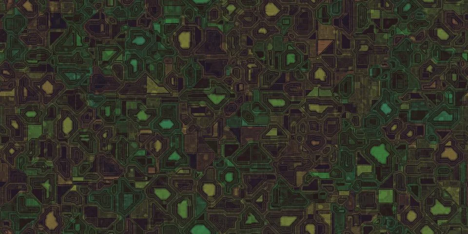 Seamless Electronic Technical Background Textures Illustrazione stock