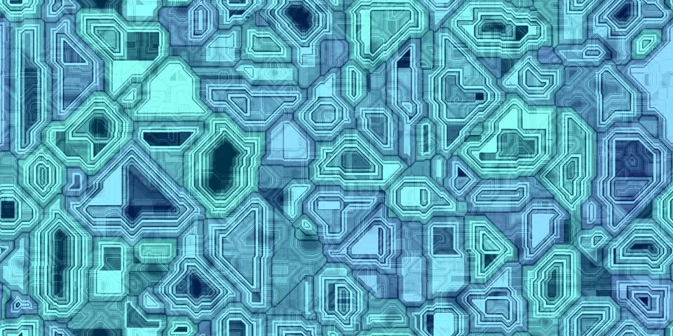 Seamless Electronic Technical Background Textures Illustrazione stock