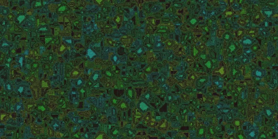 Seamless Electronic Technical Background Textures Illustrazione stock