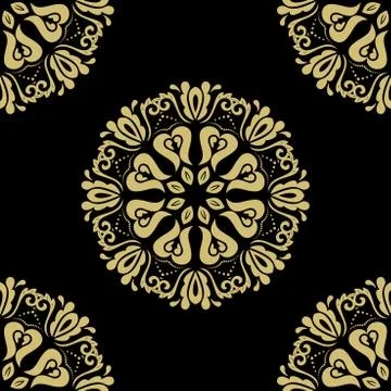 Seamless Elegant Vector Background Stock Illustration