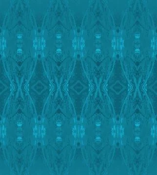 Seamless ellipse and diamond pattern turquoise green Stock Illustration