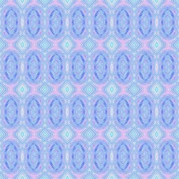 Seamless ellipse pattern pink blue Stock Illustration