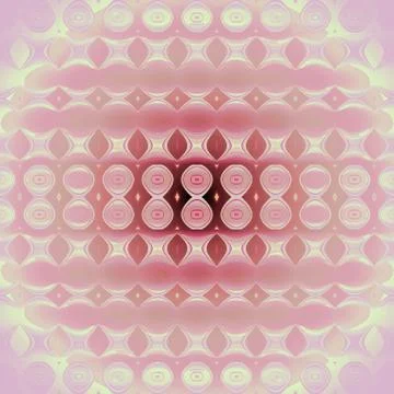 Seamless ellipses and diamond pattern pink red yellow violet Stock Illustration