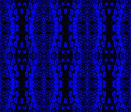 Seamless ellipses pattern blue black Stock Illustration
