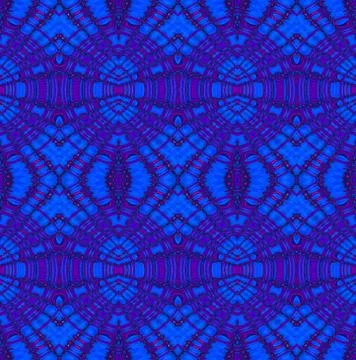 Seamless ellipses pattern blue purple Stock Illustration