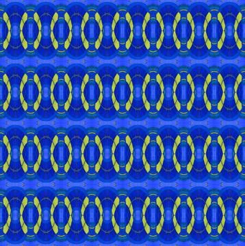 Seamless ellipses pattern dark blue yellow Illustrazione stock