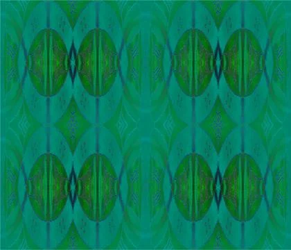 Seamless ellipses pattern dark green Stock Illustration
