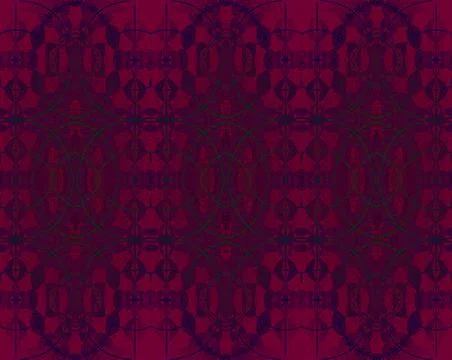 Seamless ellipses pattern dark red Stock Illustration