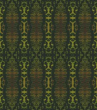 Seamless ellipses pattern green brown Stock Illustration
