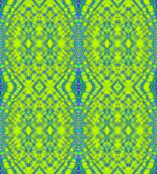 Seamless ellipses pattern green turquoise purple Stock Illustration