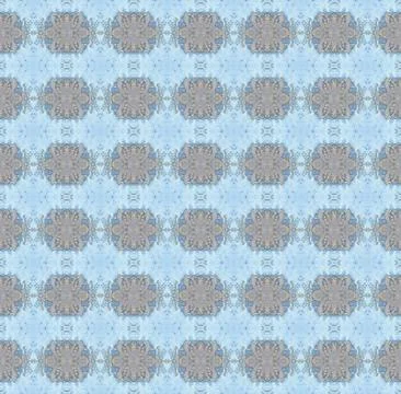 Seamless ellipses pattern light blue gray Stock Illustration