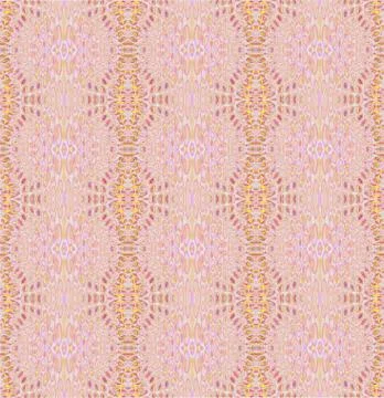 Seamless ellipses pattern pink orange Stock Illustration