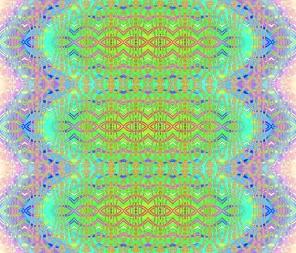 Seamless ellipses pattern pink turquoise Stock Illustration