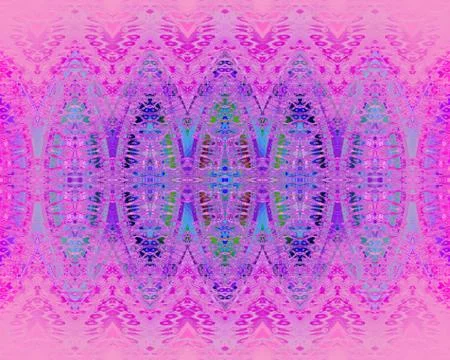 Seamless ellipses pattern pink violet Stock Illustration