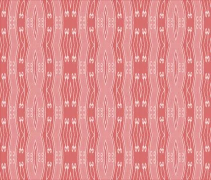 Seamless ellipses pattern red brown Stock Illustration