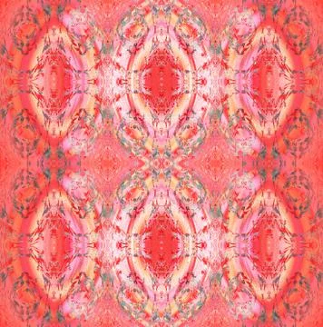 Seamless ellipses pattern red gray Stock Illustration