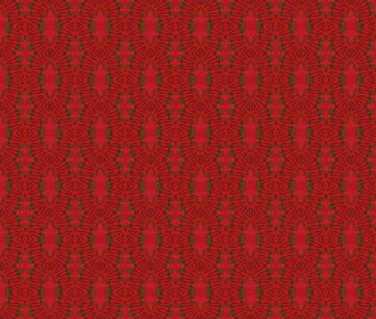 Seamless ellipses pattern red Illustrazione stock