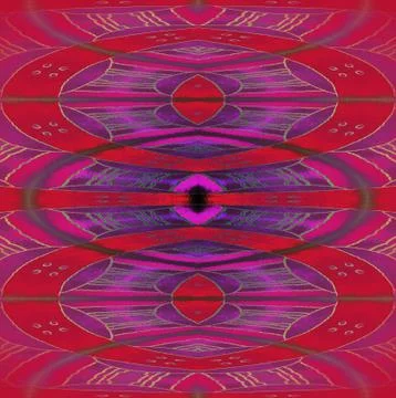 Seamless ellipses pattern red purple Stock Illustration