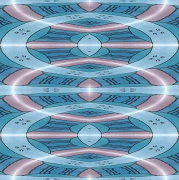 Seamless ellipses pattern turquoise violet Stock Illustration