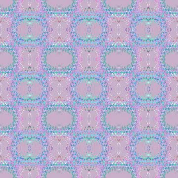 Seamless ellipses pattern violet blue green Stock-Illustration