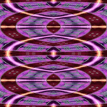 Seamless ellipses pattern violet turquoise Stock Illustration