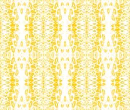 Seamless ellipses pattern yellow orange Stock Illustration