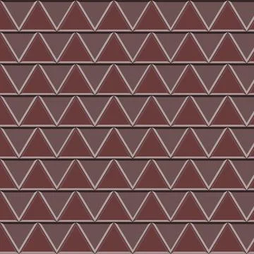 Seamless Embossed Triangular Mosaic Texture for Modern 3D Wall Panels and W.. Stock Illustration